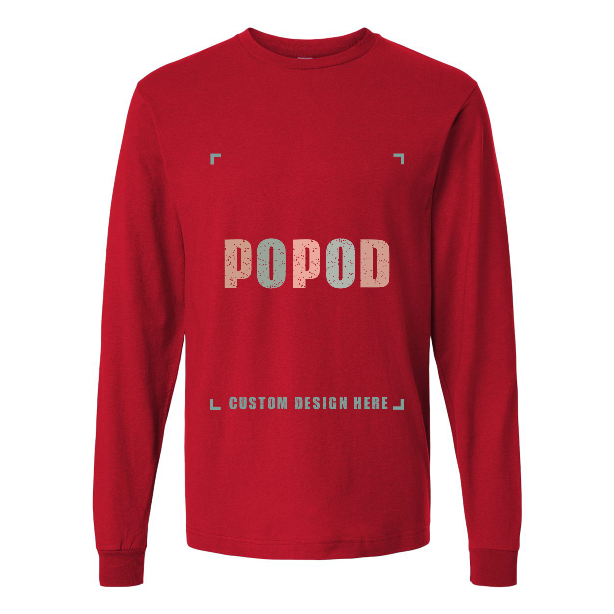 10 Colors Unisex Fine Jersey Long Sleeve T-Shirt PP1684