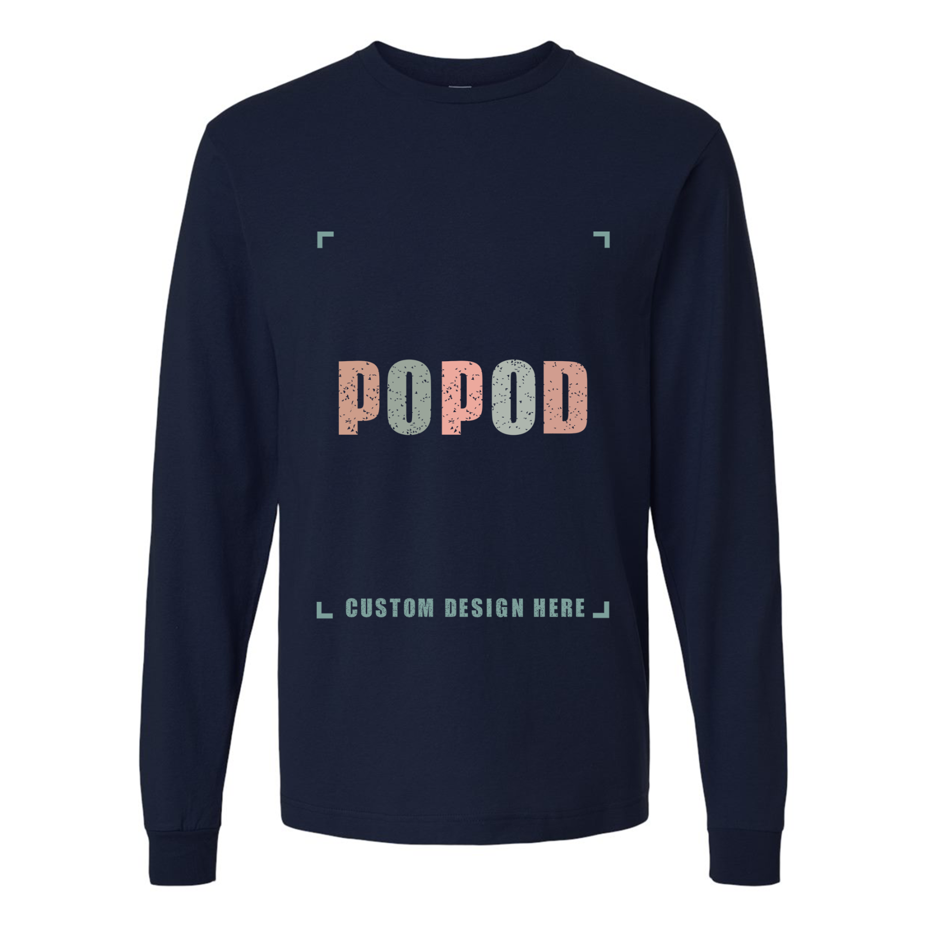 10 Colors Unisex Fine Jersey Long Sleeve T-Shirt PP1684