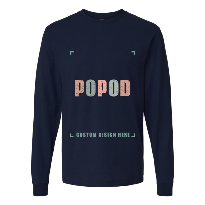 10 Colors Unisex Fine Jersey Long Sleeve T-Shirt PP1684