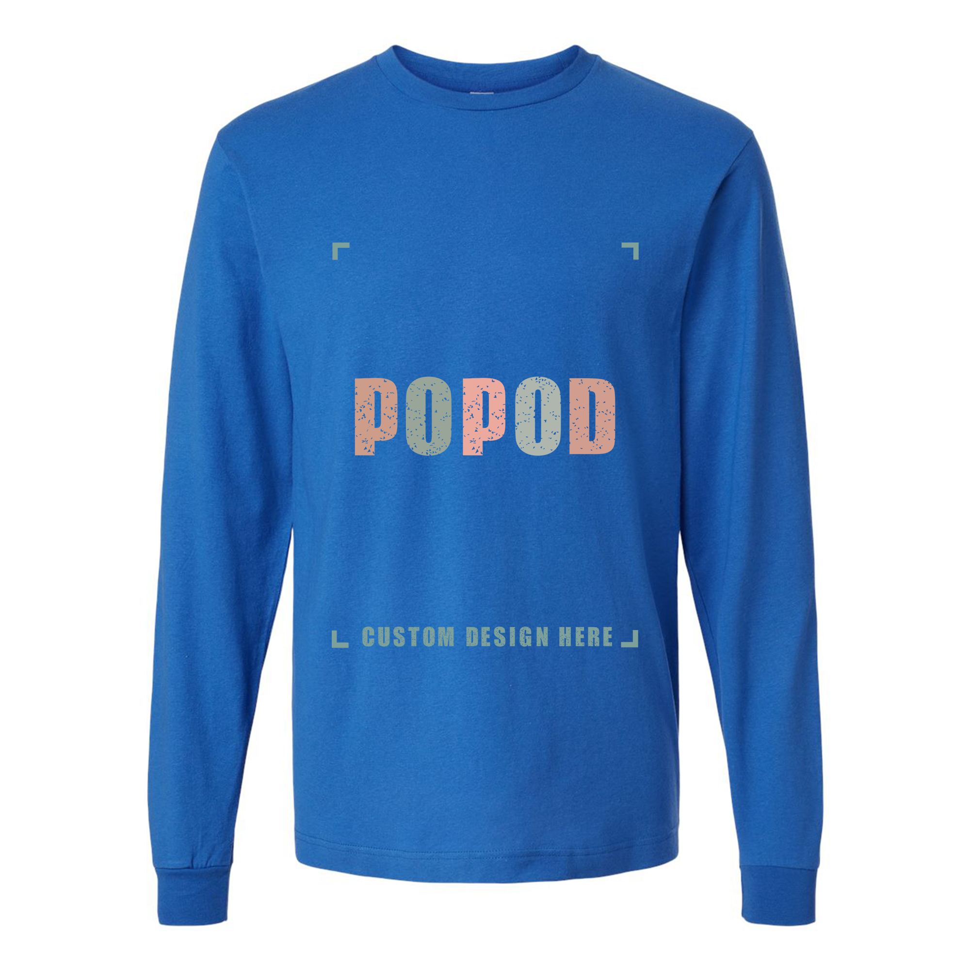 10 Colors Unisex Fine Jersey Long Sleeve T-Shirt PP1684