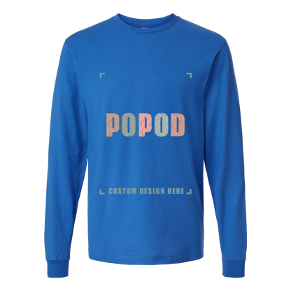 10 Colors Unisex Fine Jersey Long Sleeve T-Shirt PP1684