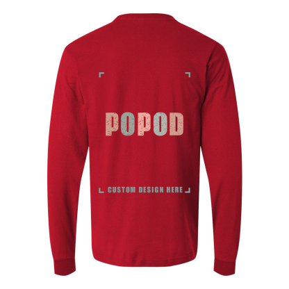 10 Colors Unisex Fine Jersey Long Sleeve T-Shirt PP1684