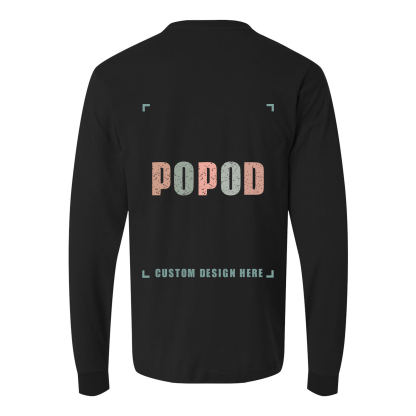 10 Colors Unisex Fine Jersey Long Sleeve T-Shirt PP1684