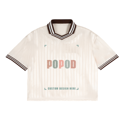 Unisex Pure Cotton Striped Polo Shirt PP6591