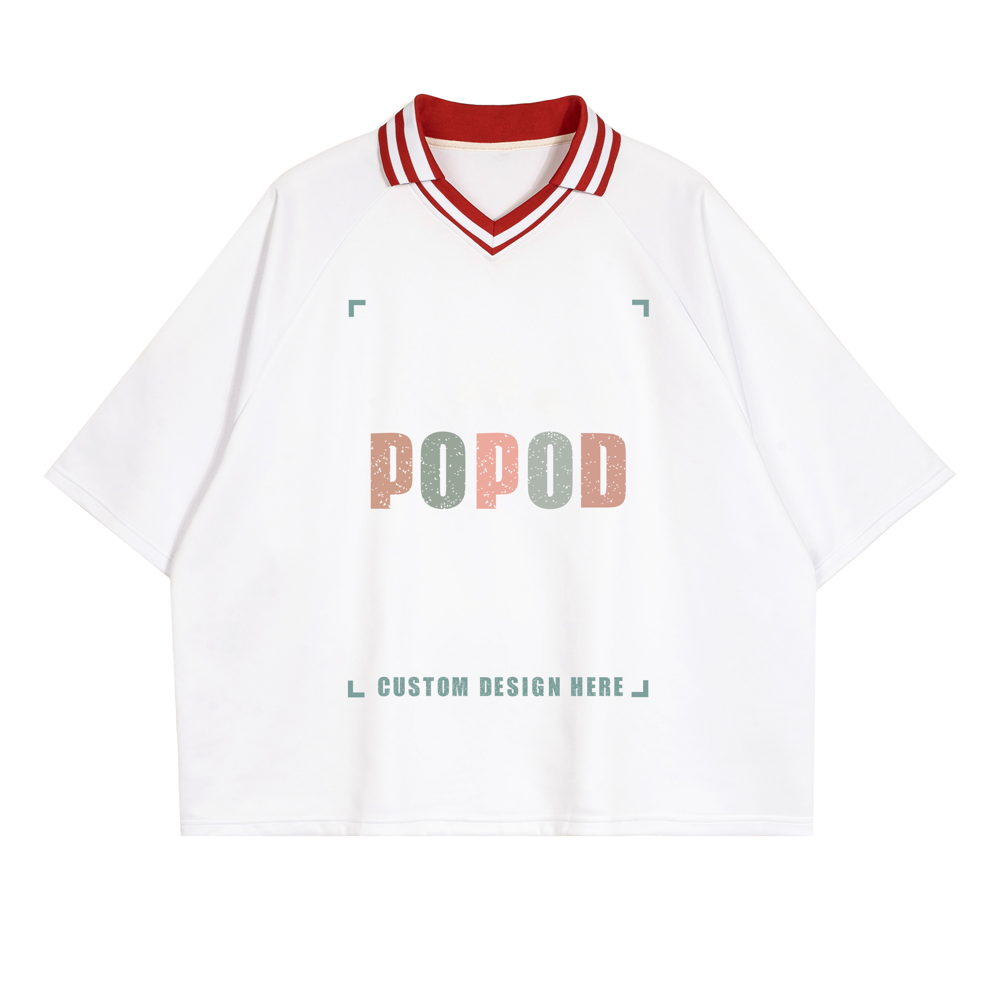 V-Neck Lapel T-Shirt  PP3720