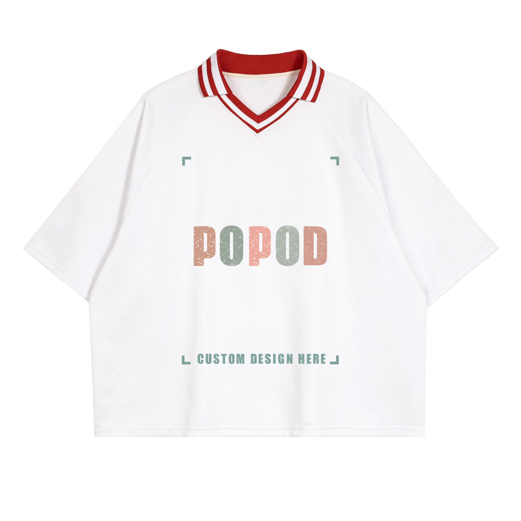 V-Neck Lapel T-Shirt  PP3720