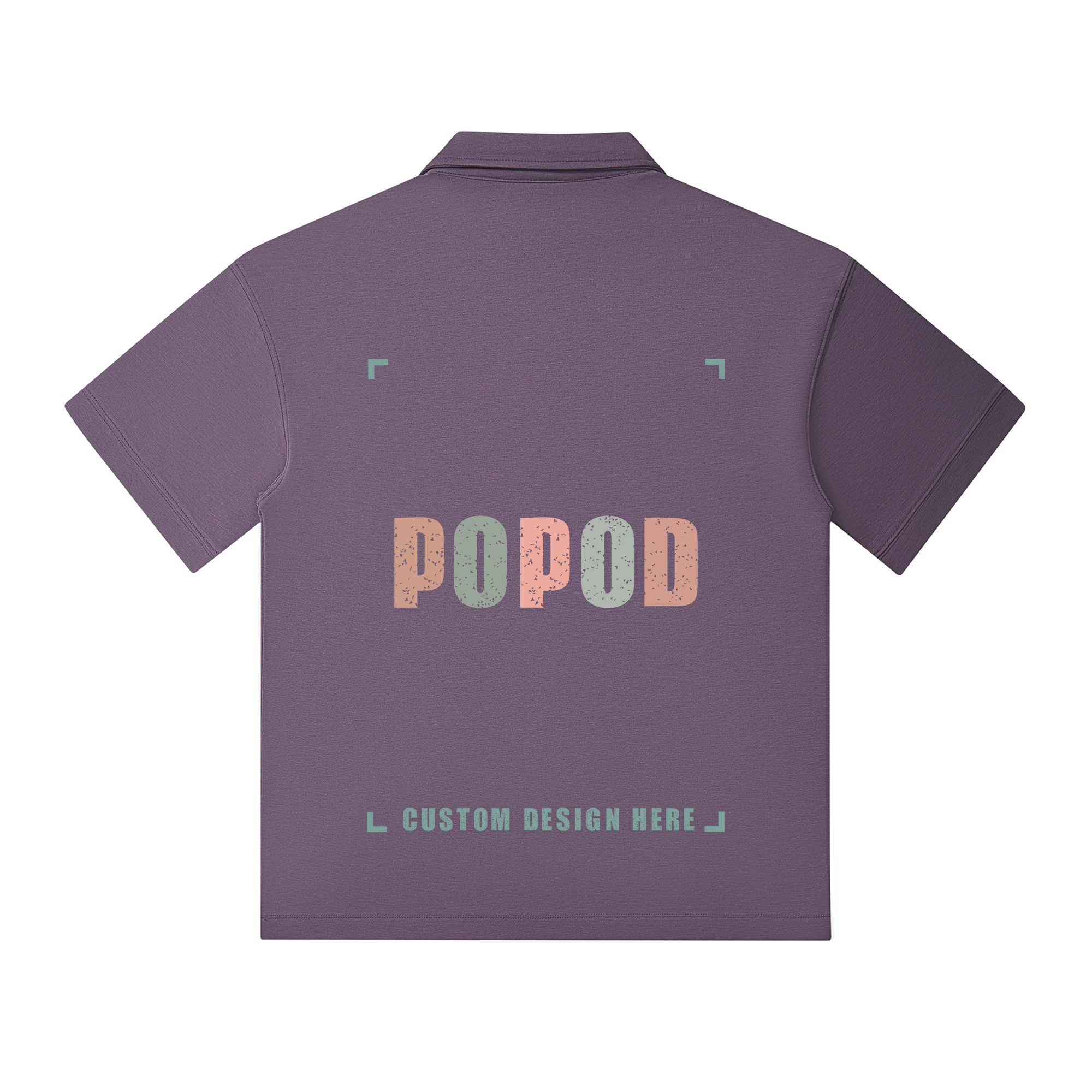 Oversized Drop Shoulder Polo Shirt PP2152