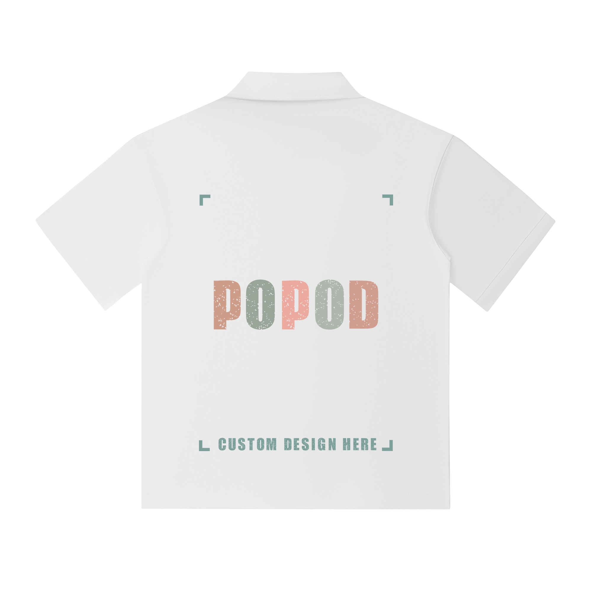 Oversized Drop Shoulder Polo Shirt PP2152