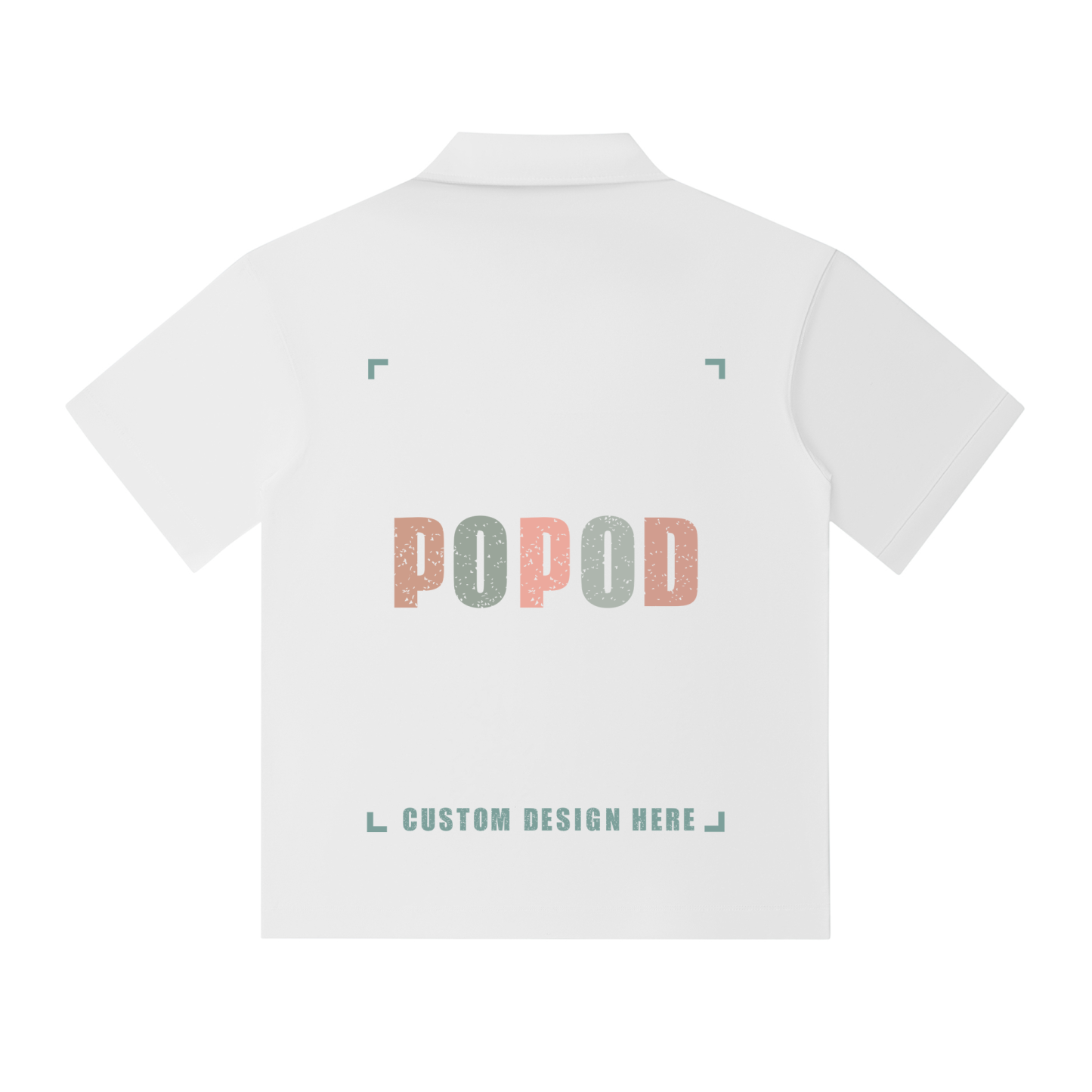 Oversized Drop Shoulder Polo Shirt PP2152