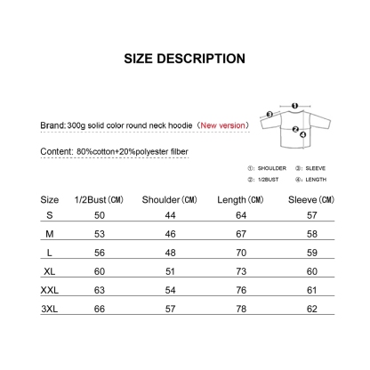 22 Colors Unisex Fit Classic Healthy Round Neck Sweatshirt Super Soft Texture | 300g & 22-colour | PP0746