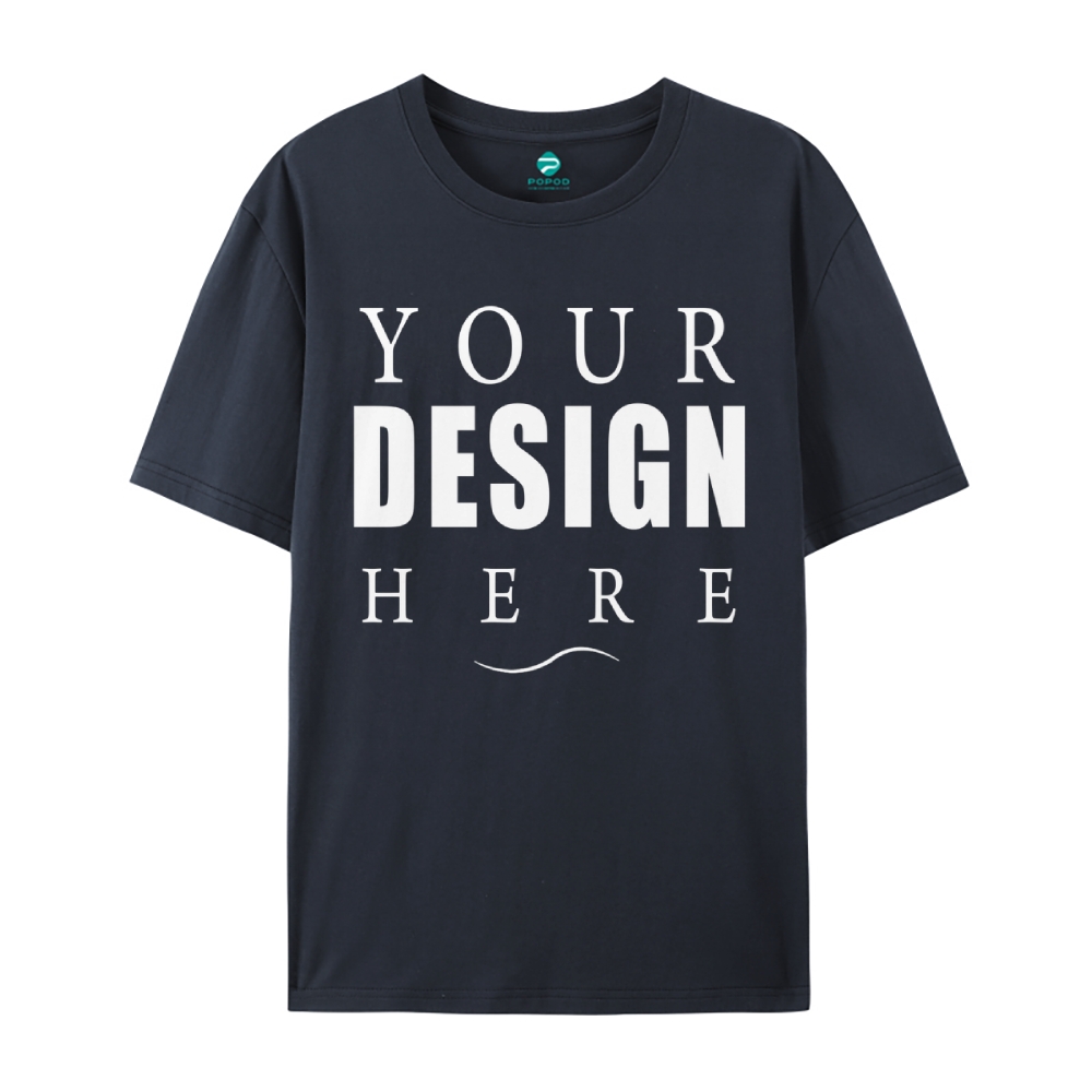 27Unisex Fit Classic Pure Cotton T-shirt Round Neck Short-sleeved Tee 