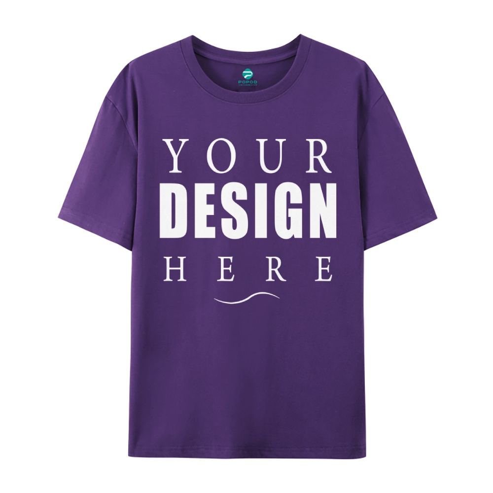 27Unisex Fit Classic Pure Cotton T-shirt Round Neck Short-sleeved Tee 