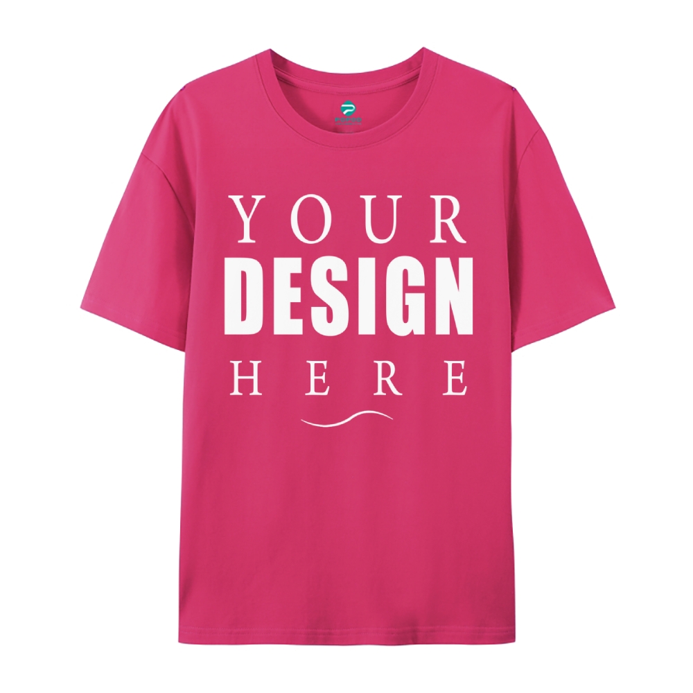 27Unisex Fit Classic Pure Cotton T-shirt Round Neck Short-sleeved Tee 