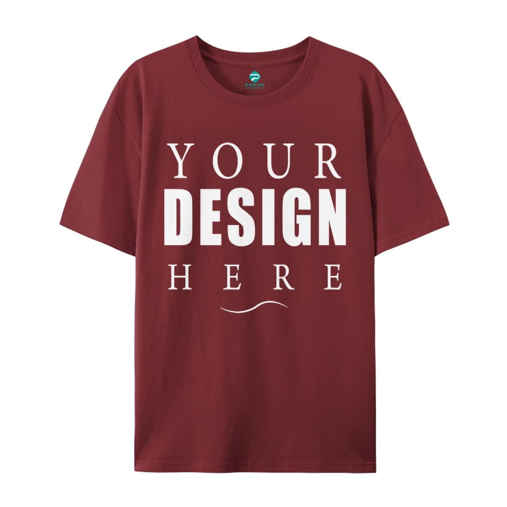 27Unisex Fit Classic Pure Cotton T-shirt Round Neck Short-sleeved Tee 