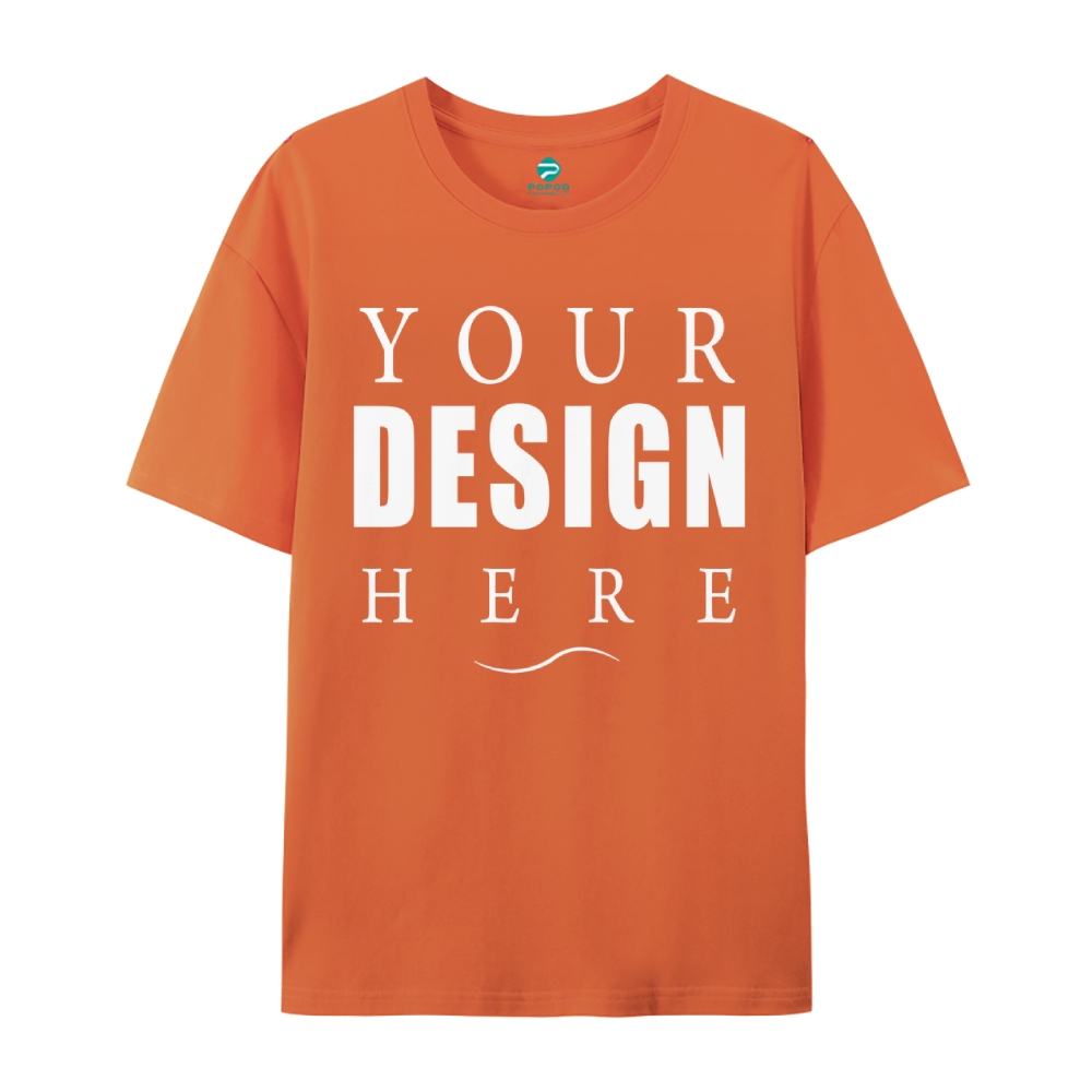 27Unisex Fit Classic Pure Cotton T-shirt Round Neck Short-sleeved Tee 