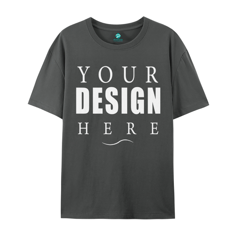 27Unisex Fit Classic Pure Cotton T-shirt Round Neck Short-sleeved Tee 