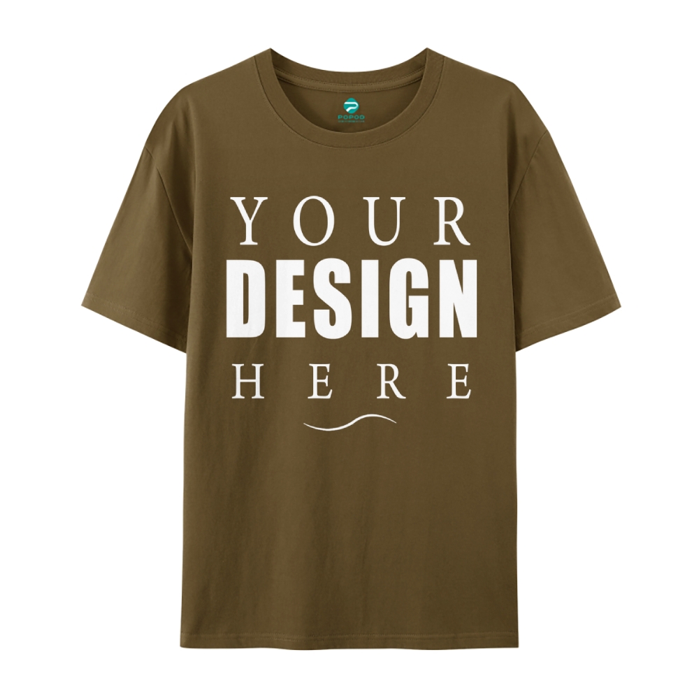 27Unisex Fit Classic Pure Cotton T-shirt Round Neck Short-sleeved Tee 