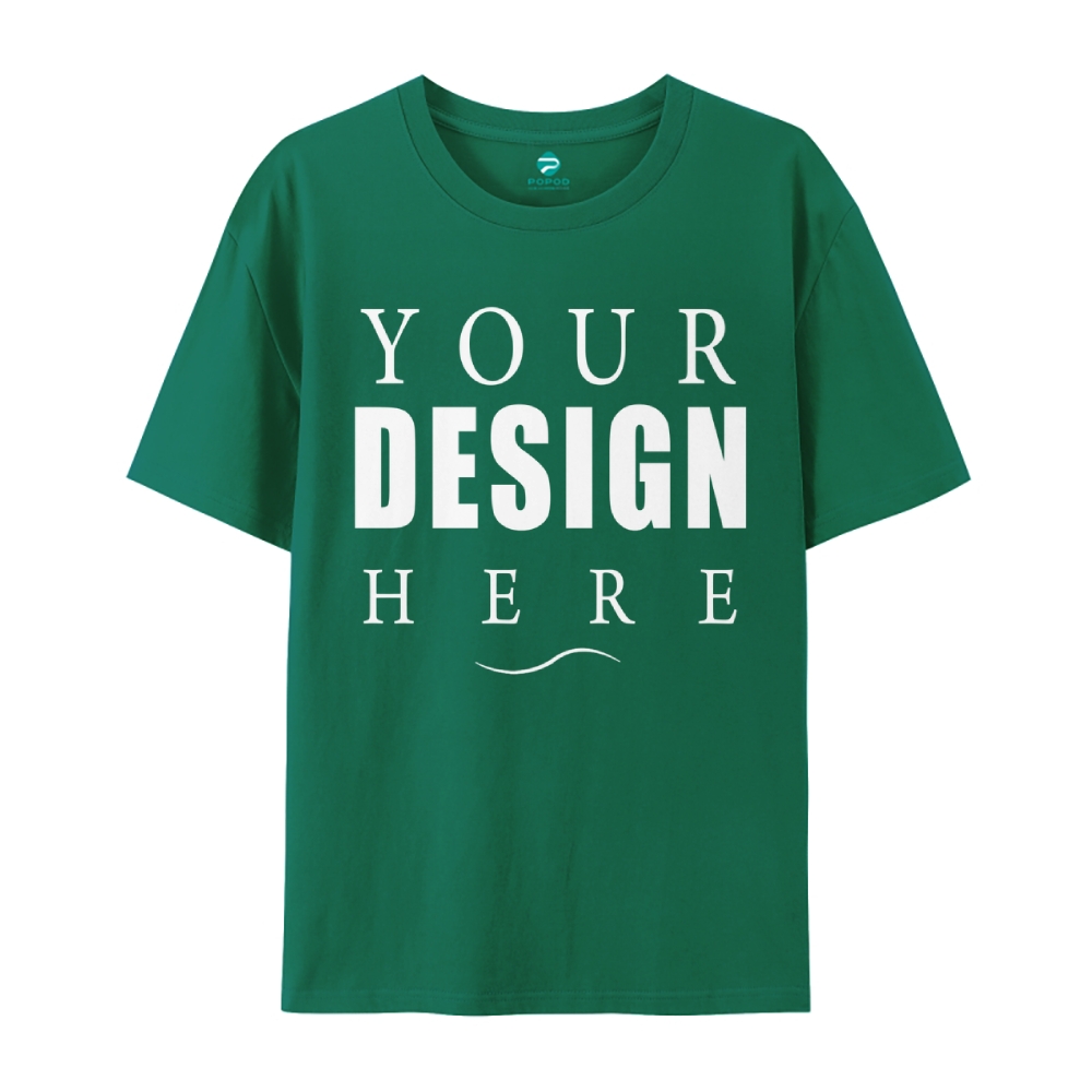 27Unisex Fit Classic Pure Cotton T-shirt Round Neck Short-sleeved Tee 