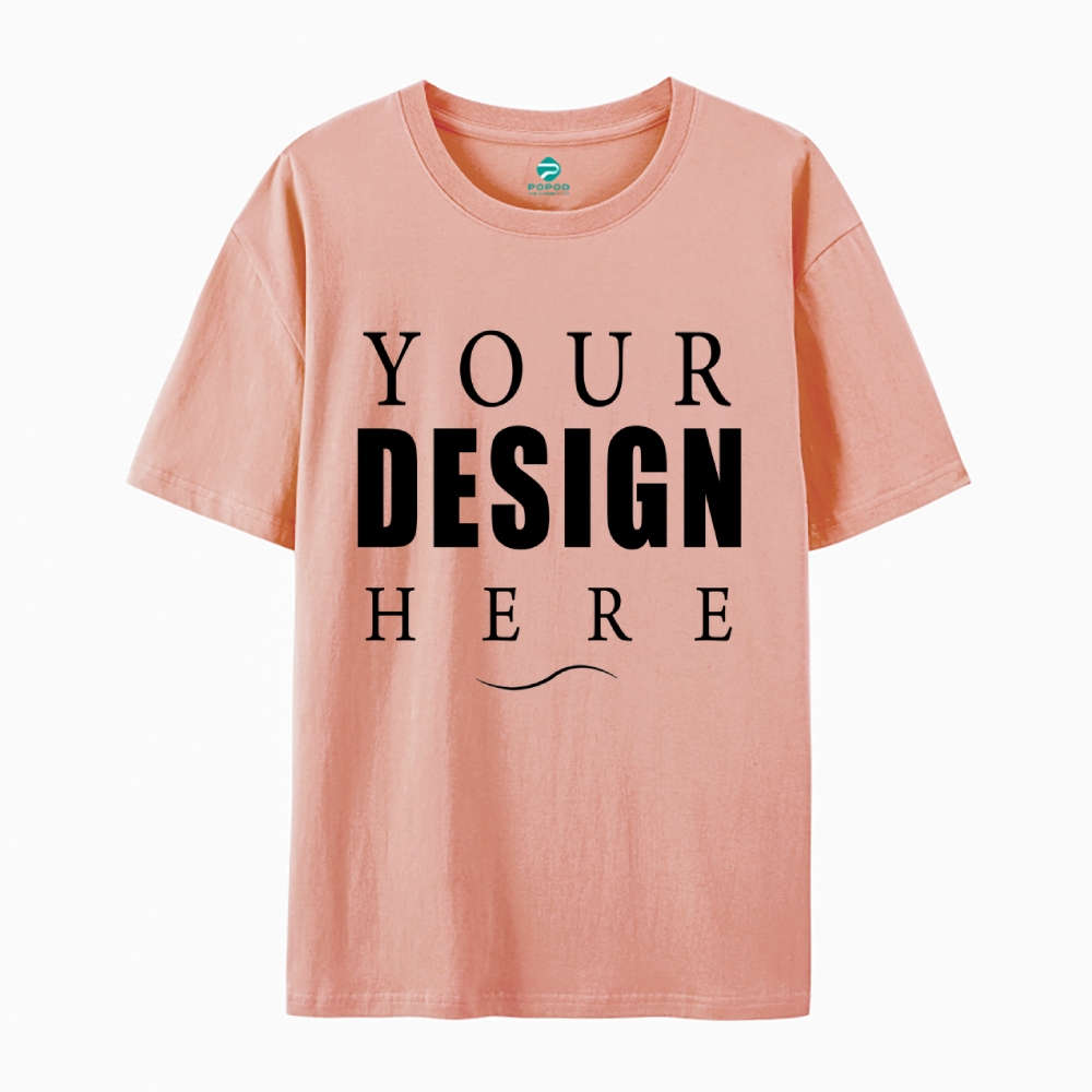 27Unisex Fit Classic Pure Cotton T-shirt Round Neck Short-sleeved Tee 