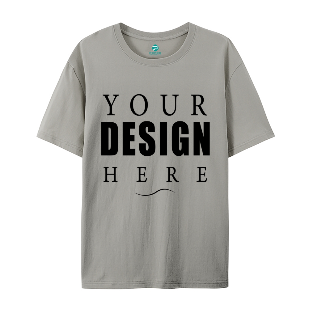27Unisex Fit Classic Pure Cotton T-shirt Round Neck Short-sleeved Tee 