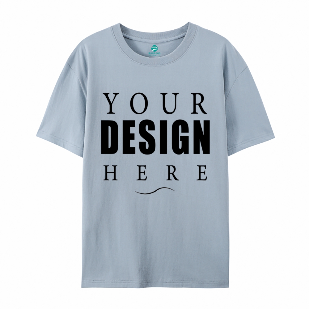 27Unisex Fit Classic Pure Cotton T-shirt Round Neck Short-sleeved Tee 