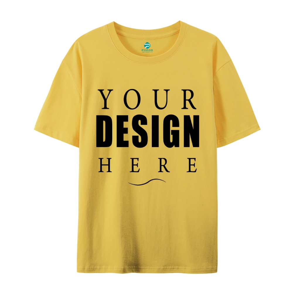27Unisex Fit Classic Pure Cotton T-shirt Round Neck Short-sleeved Tee 