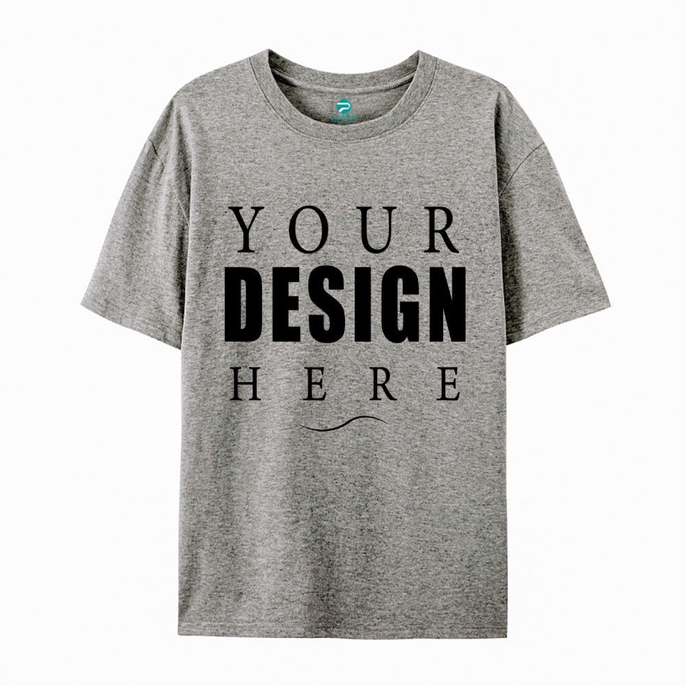 27Unisex Fit Classic Pure Cotton T-shirt Round Neck Short-sleeved Tee 