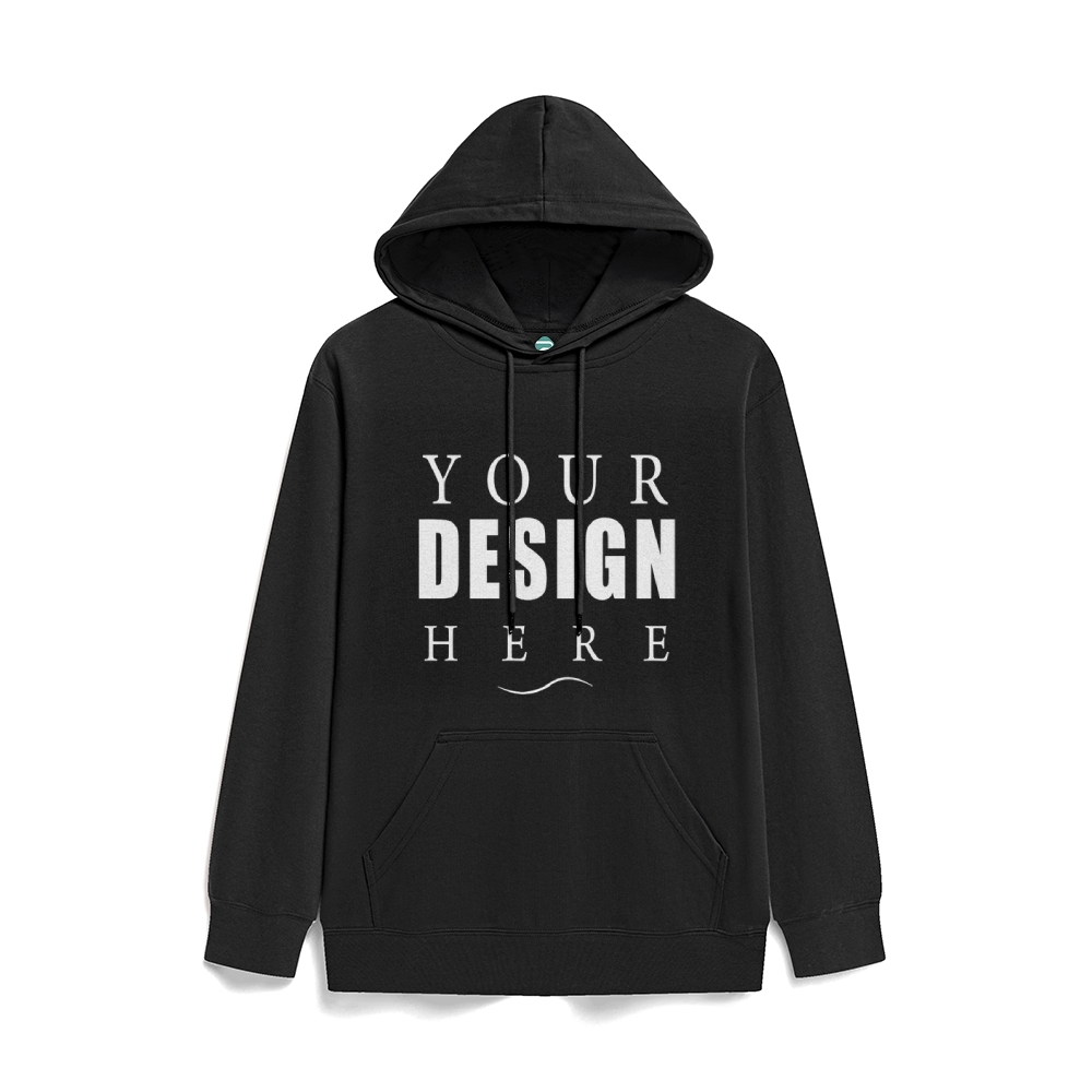 Solid color health hooded jumper