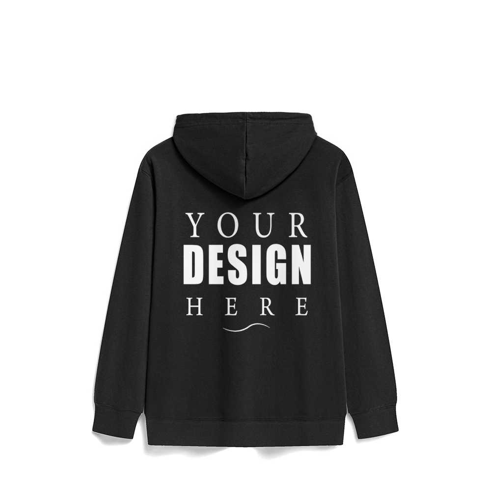 Solid color health hooded jumper