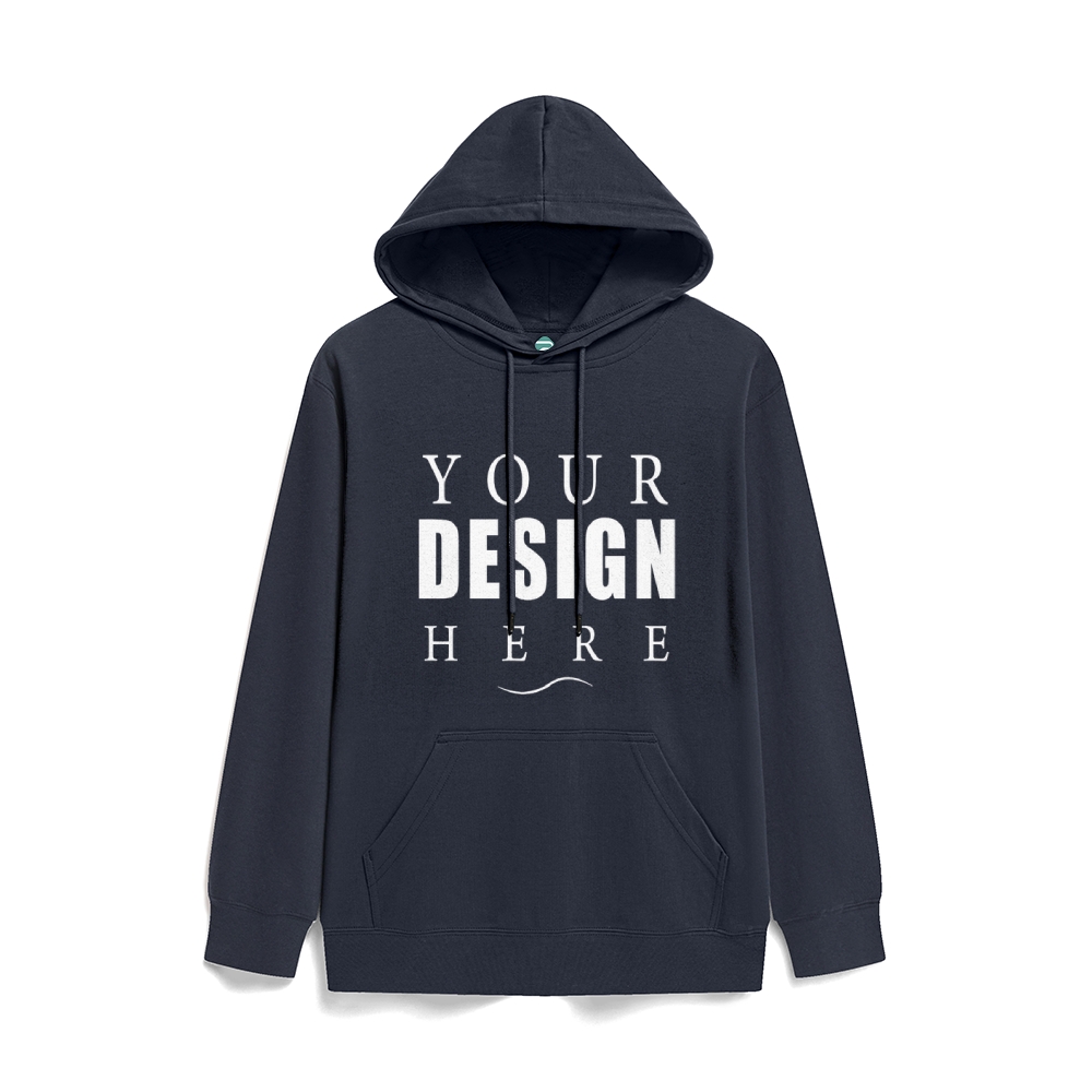 Solid color health hooded jumper