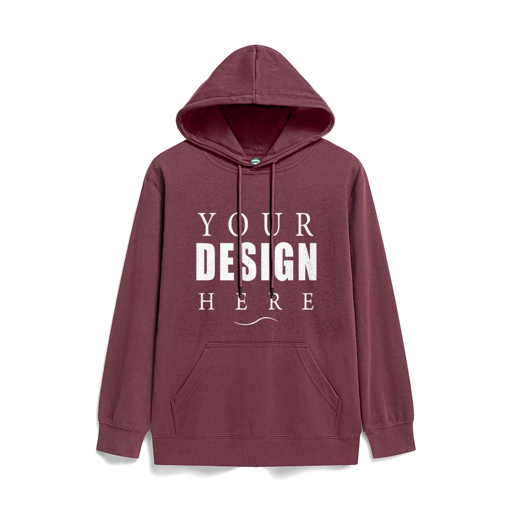 Solid color health hooded jumper