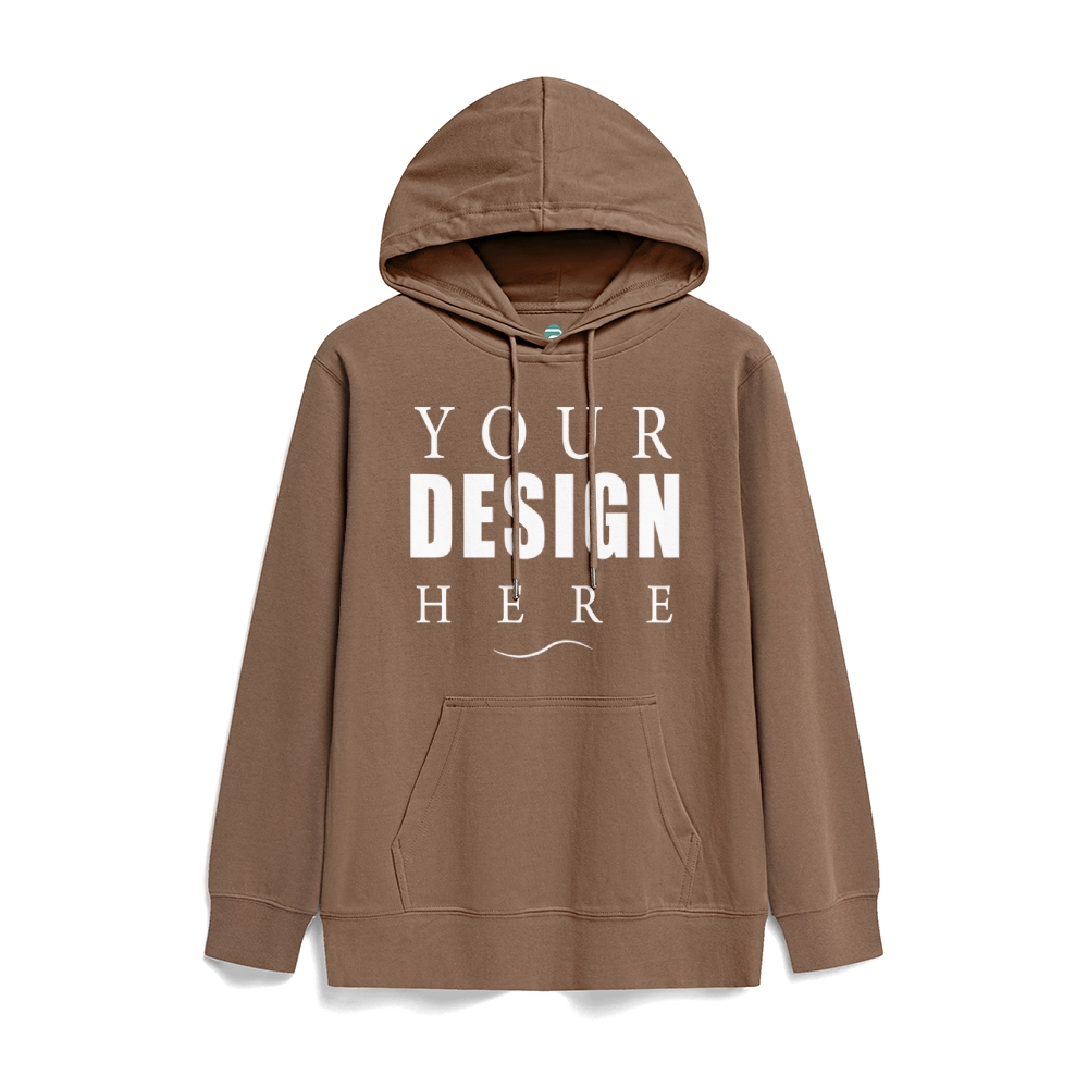 Solid color health hooded jumper