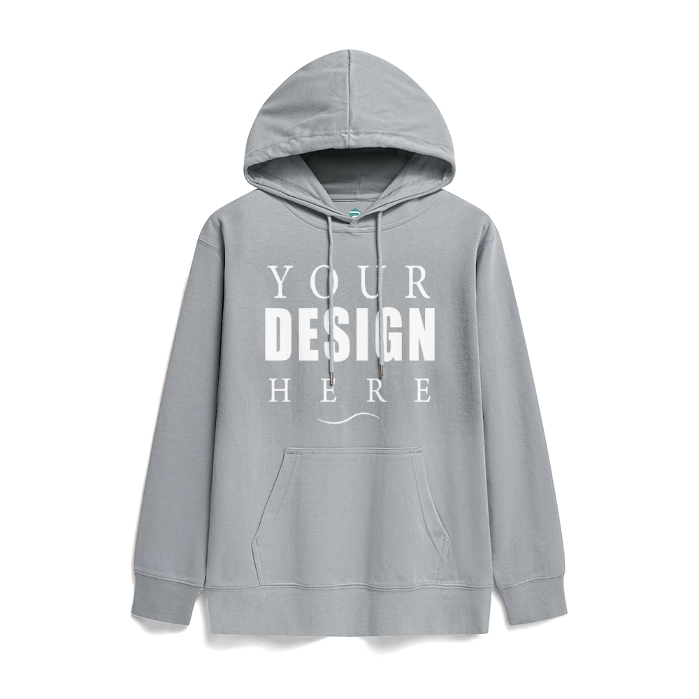 Solid color health hooded jumper