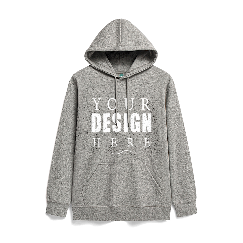 Solid color health hooded jumper