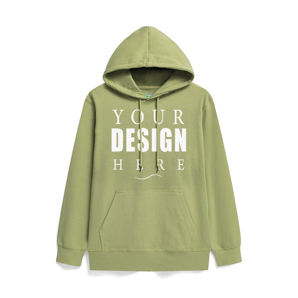 Solid color health hooded jumper
