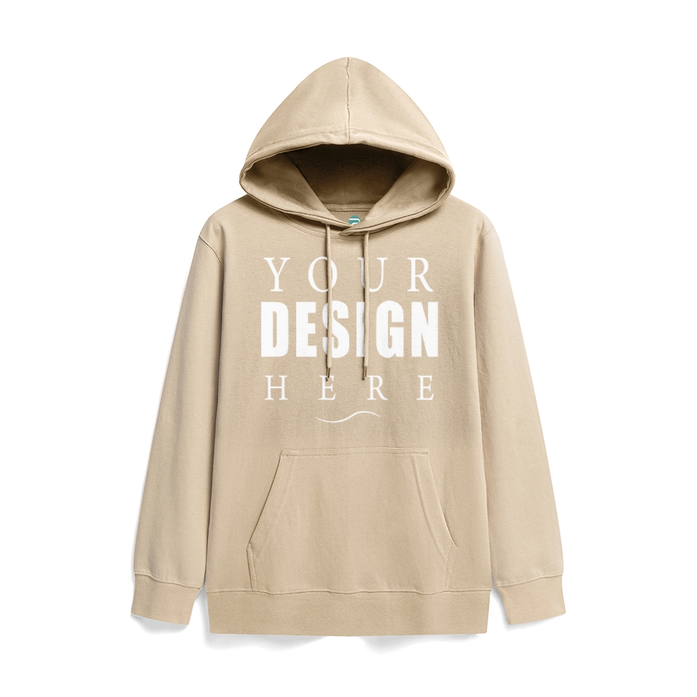 Solid color health hooded jumper