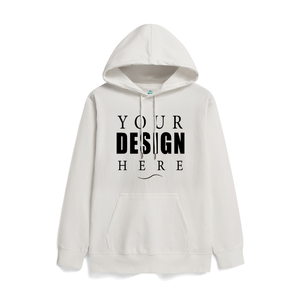 Solid color health hooded jumper