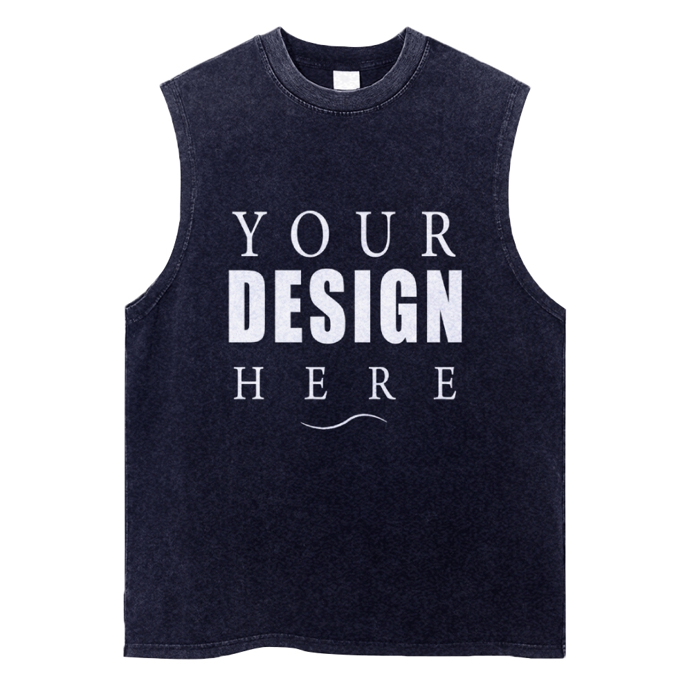 Washed Vests For Unisex - Casual, Comfortable & Effortlessly Stylish