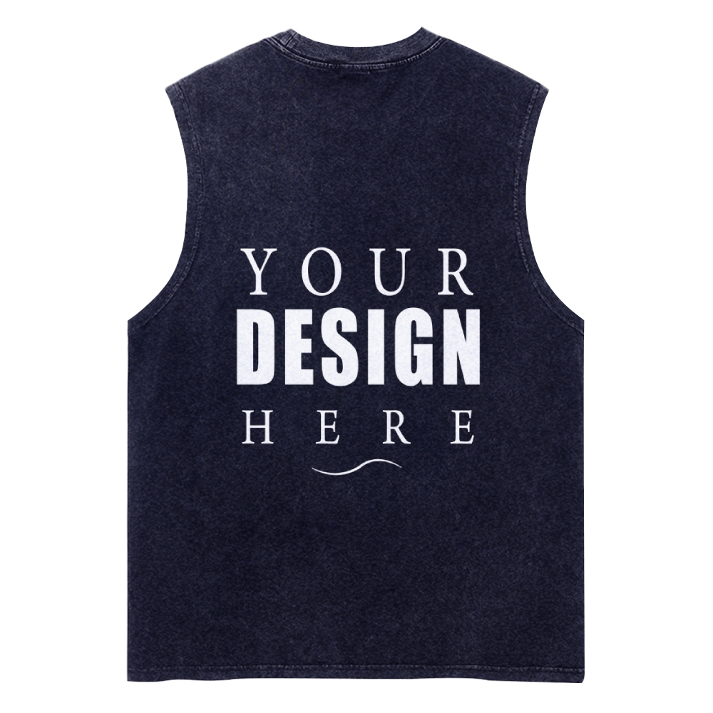 Washed Vests For Unisex - Casual, Comfortable & Effortlessly Stylish