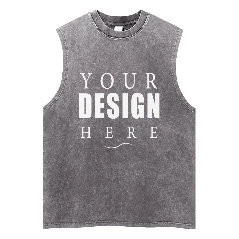 Washed Vests For Unisex - Casual, Comfortable & Effortlessly Stylish