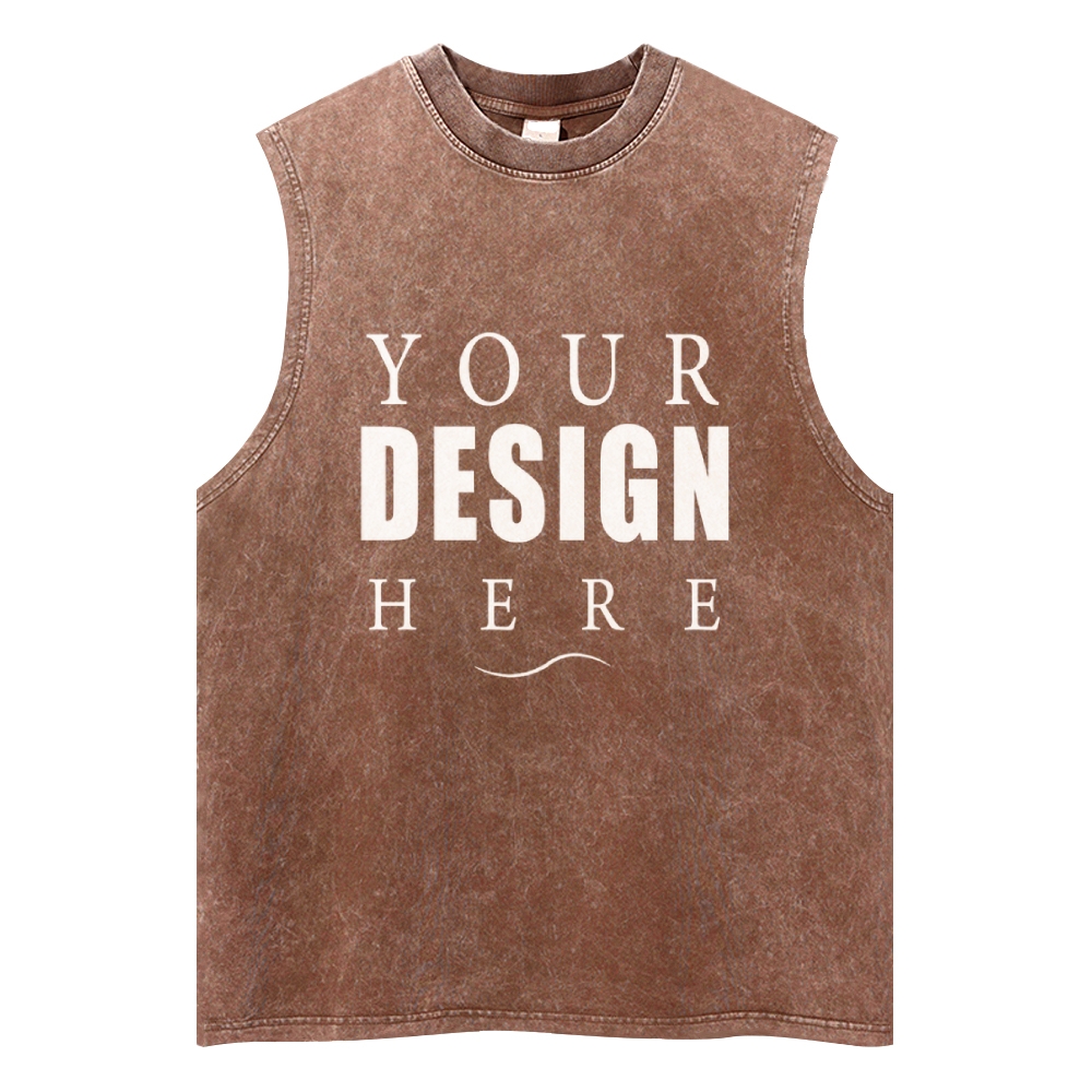 Washed Vests For Unisex - Casual, Comfortable & Effortlessly Stylish