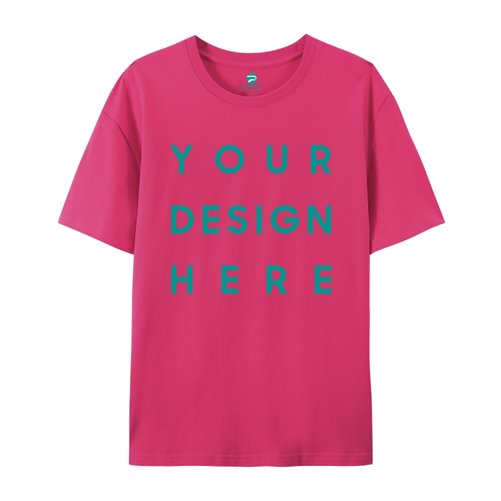 Unisex Classic Pure Cotton T-shirt Round Neck Short-sleeved Tee PP0248