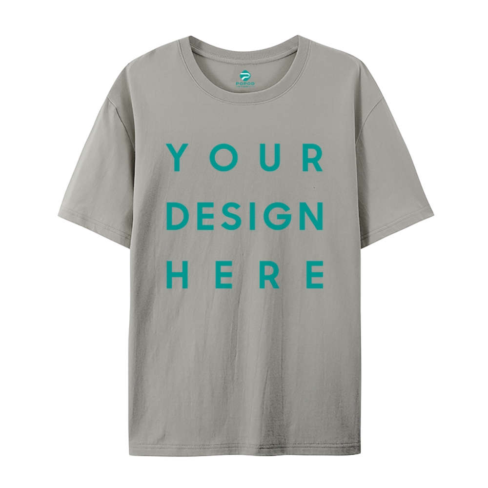 Unisex Classic Pure Cotton T-shirt Round Neck Short-sleeved Tee PP0248
