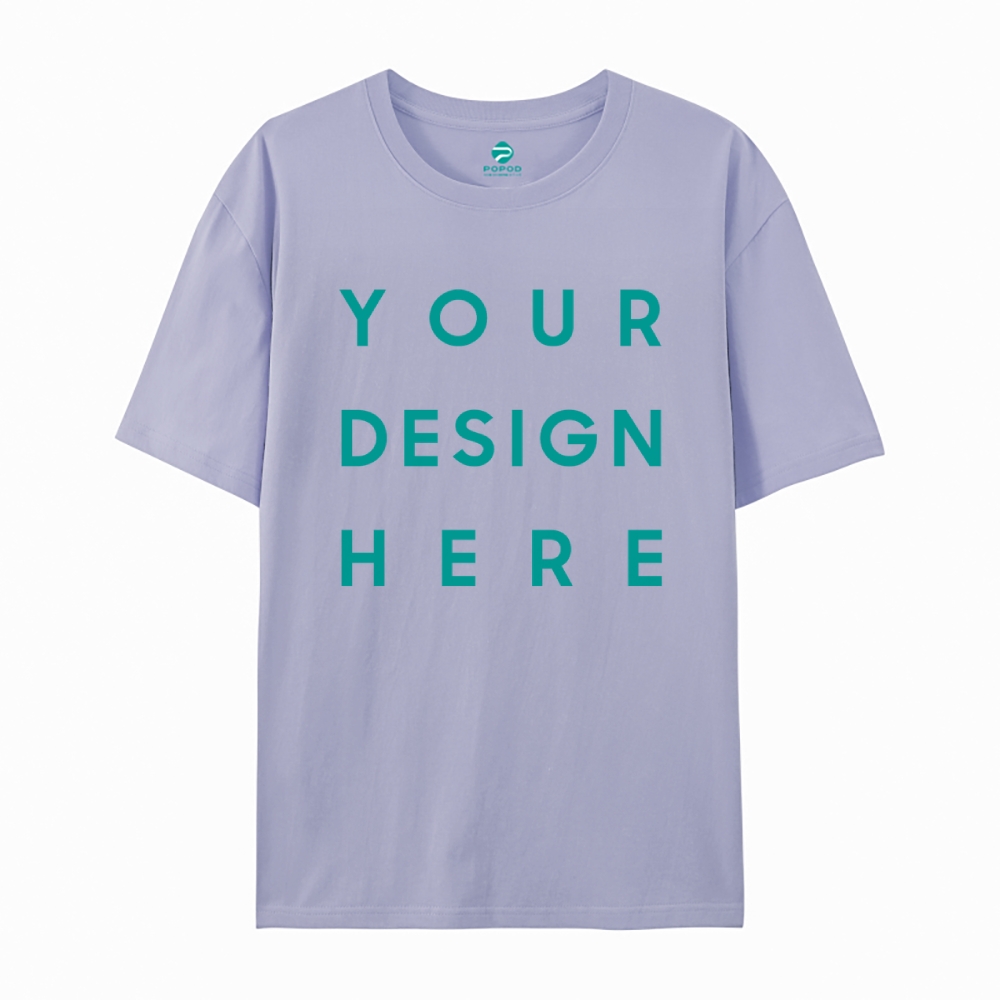 Unisex Classic Pure Cotton T-shirt Round Neck Short-sleeved Tee PP0248