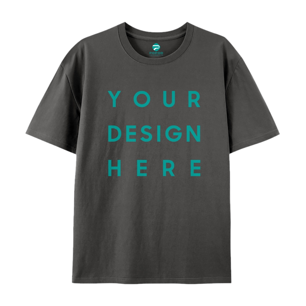 Unisex Classic Pure Cotton T-shirt Round Neck Short-sleeved Tee PP0209