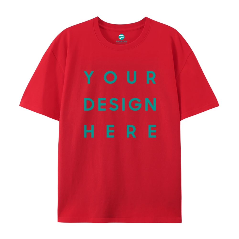 Unisex Classic Pure Cotton T-shirt Round Neck Short-sleeved Tee PP0209