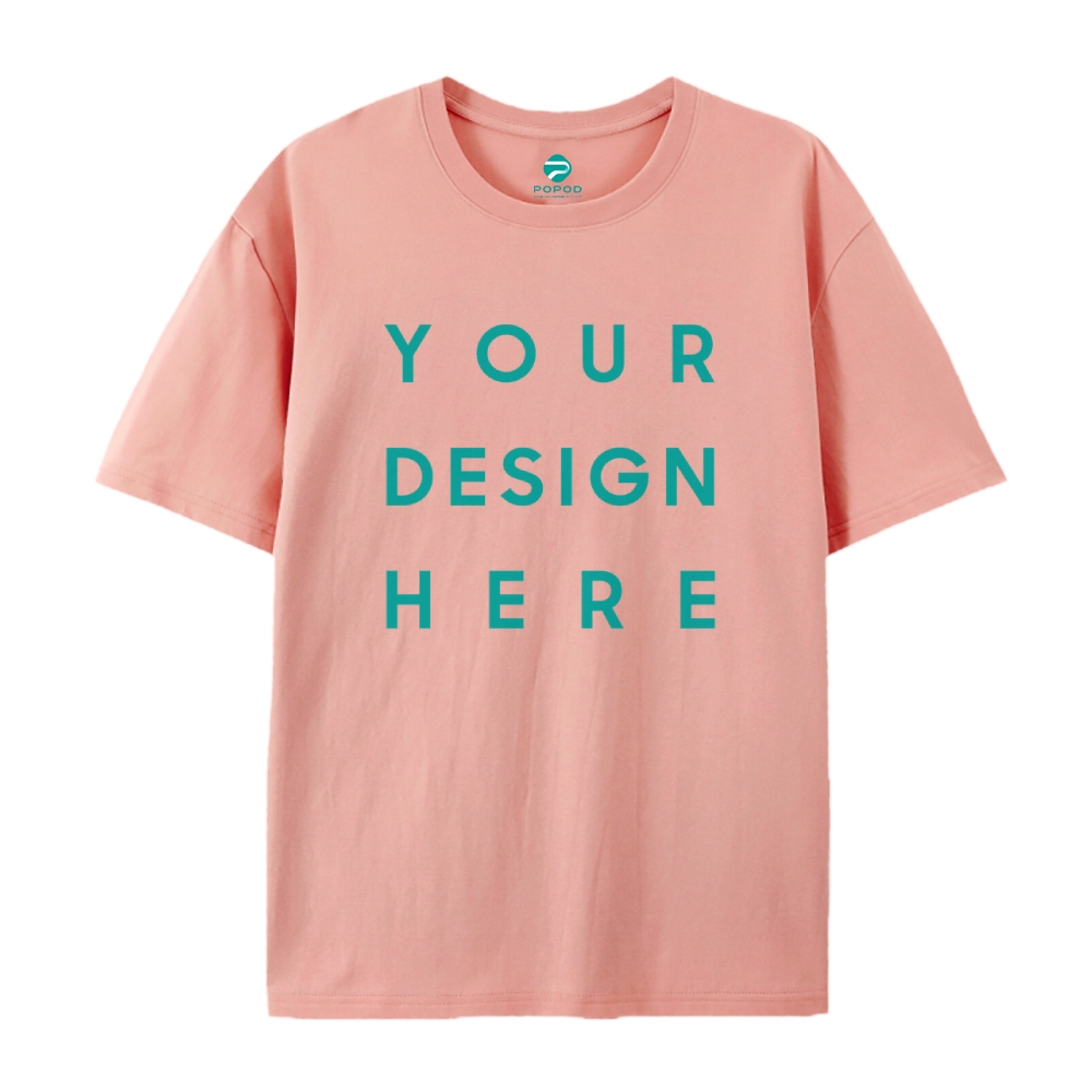 Unisex Classic Pure Cotton T-shirt Round Neck Short-sleeved Tee PP0209