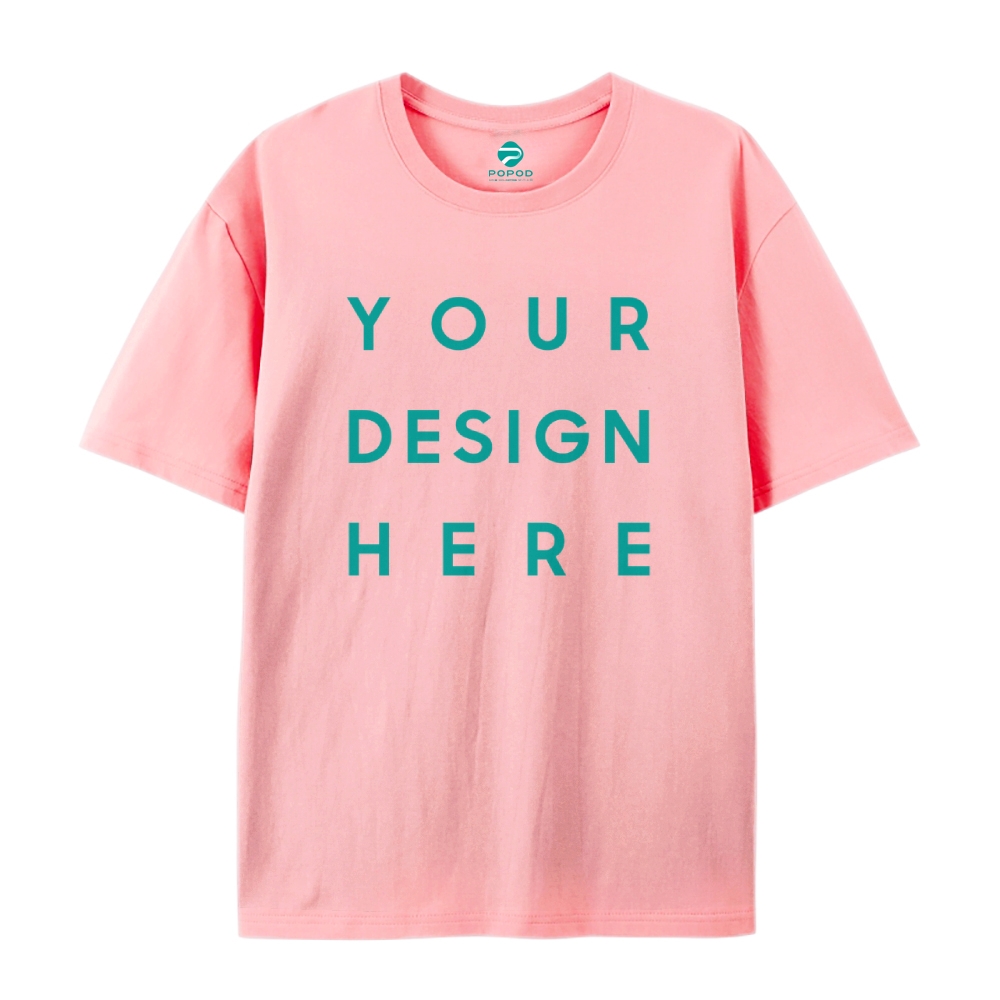 Unisex Classic Pure Cotton T-shirt Round Neck Short-sleeved Tee PP0209