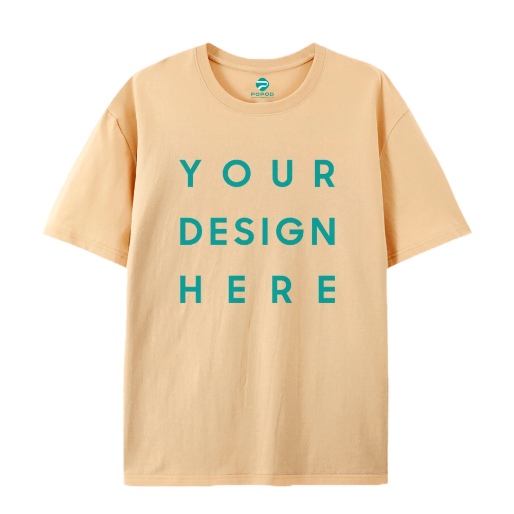 Unisex Classic Pure Cotton T-shirt Round Neck Short-sleeved Tee PP0209