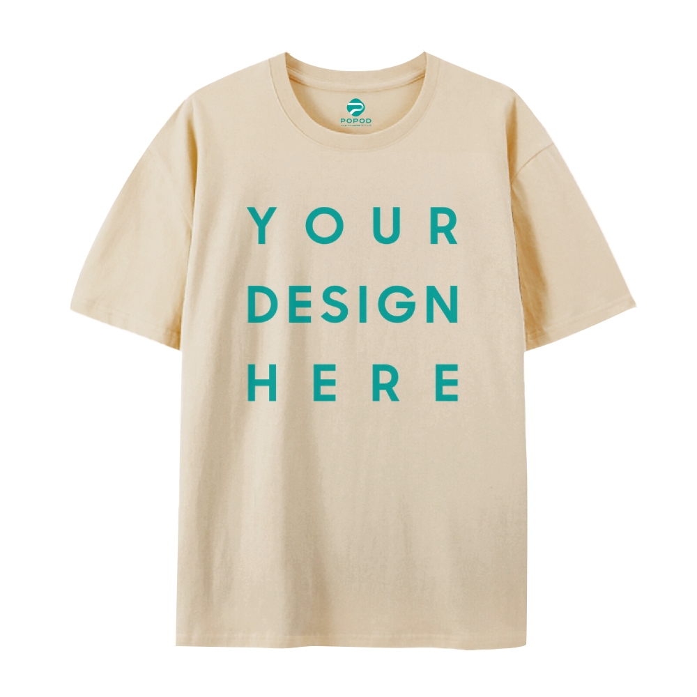 Unisex Classic Pure Cotton T-shirt Round Neck Short-sleeved Tee PP0209